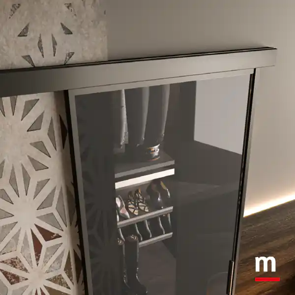 Binario applicato a parete