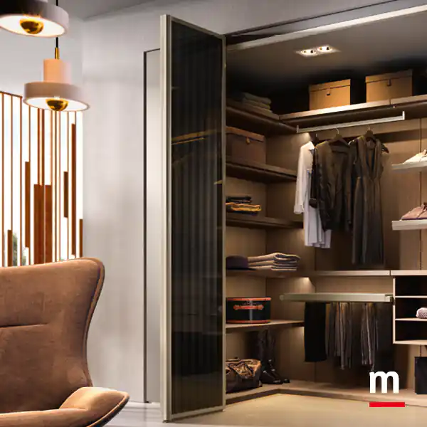 Ante con apertura a soffietto