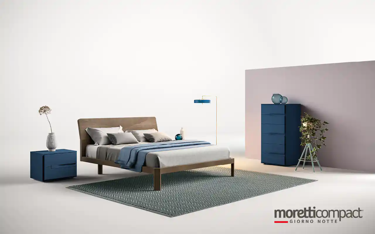 Camera Solano con letto Apollo e giroletto Beta