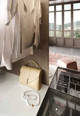 Accostamento finiture Rigatino con Resina