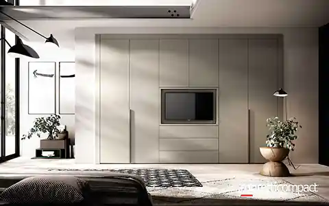 Armadio in nicchia con ante battenti Libeccio