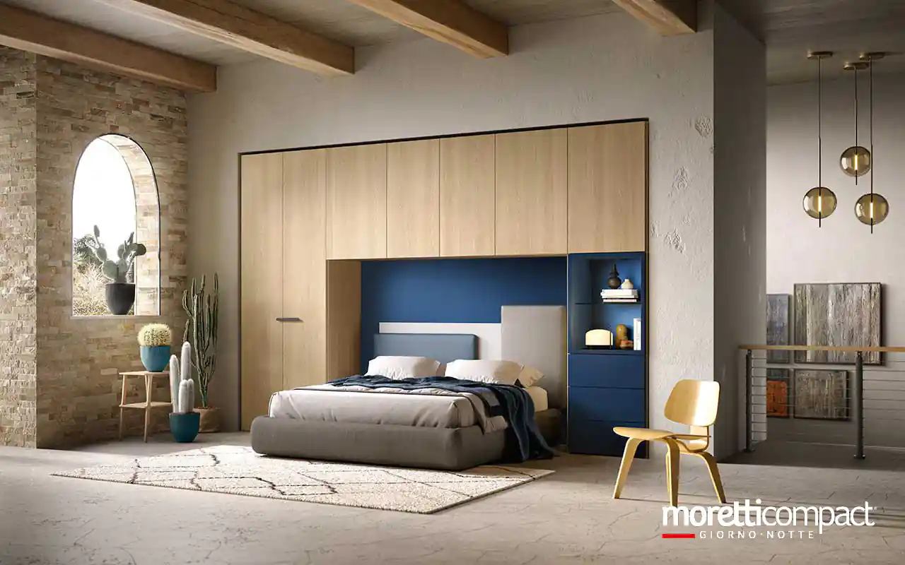 Armadio a ponte con ante modello Libeccio