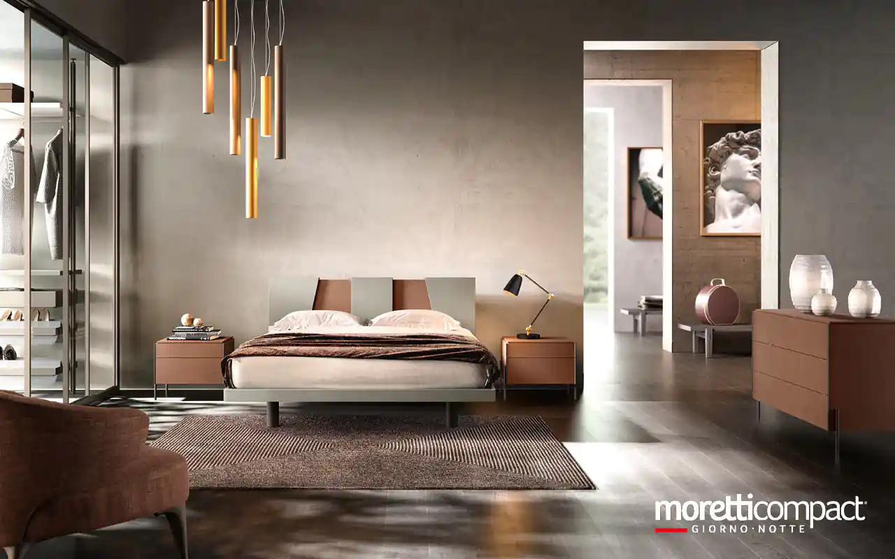 Camera Ventura con letto Cliff con giroletto Alfa