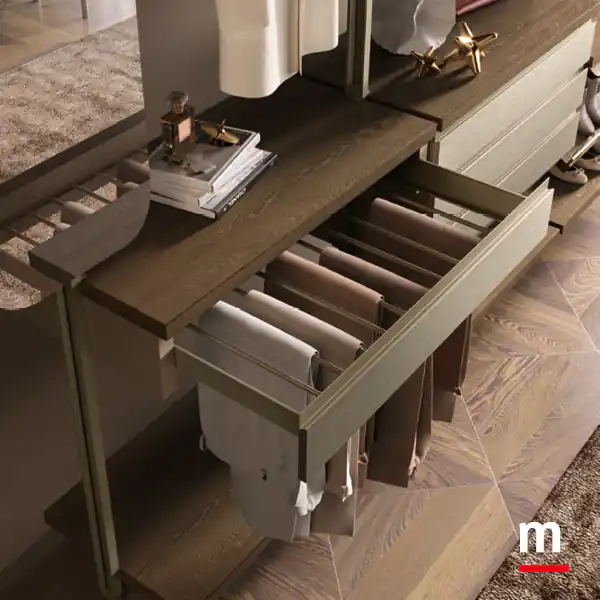 Porta pantaloni estraibile