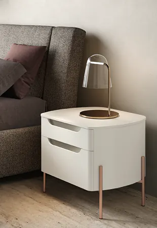 Letto Vega con comodino Ambra
