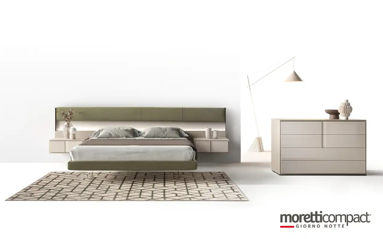 Camera Cube con letto Strip Panels.