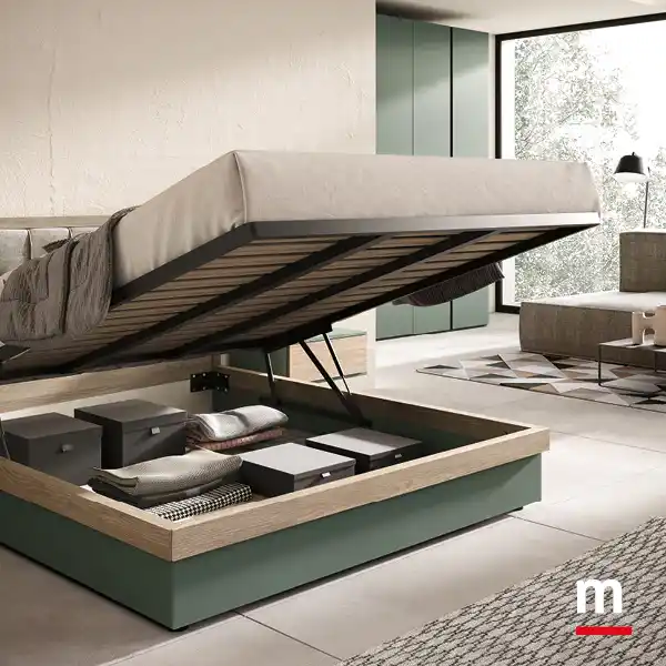 Letto con contenitore Tau Box