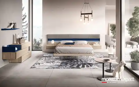 Gruppo Modula con letto Strip Panels