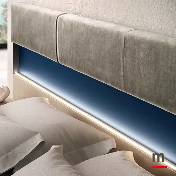 Illuminazione a led su testata
