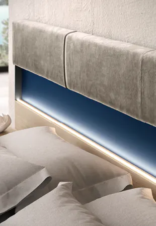 Illuminazione a led su testata