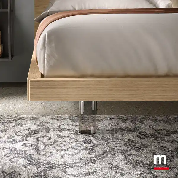 Supporto letto in materiale plastico fumè