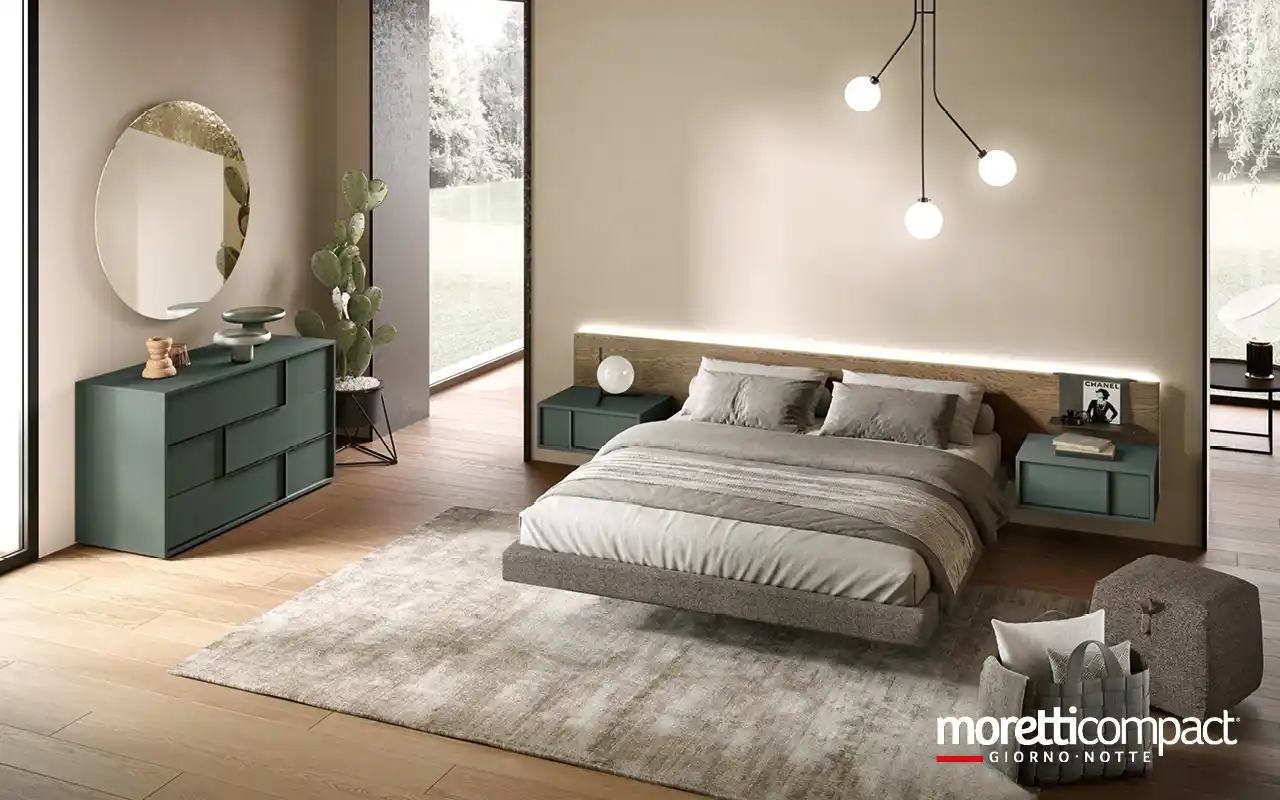 Camera Profile con letto Wall Panel